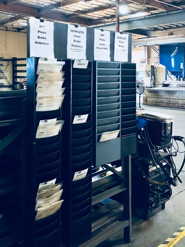 A robotics-department reset at a metal-fabrication shop