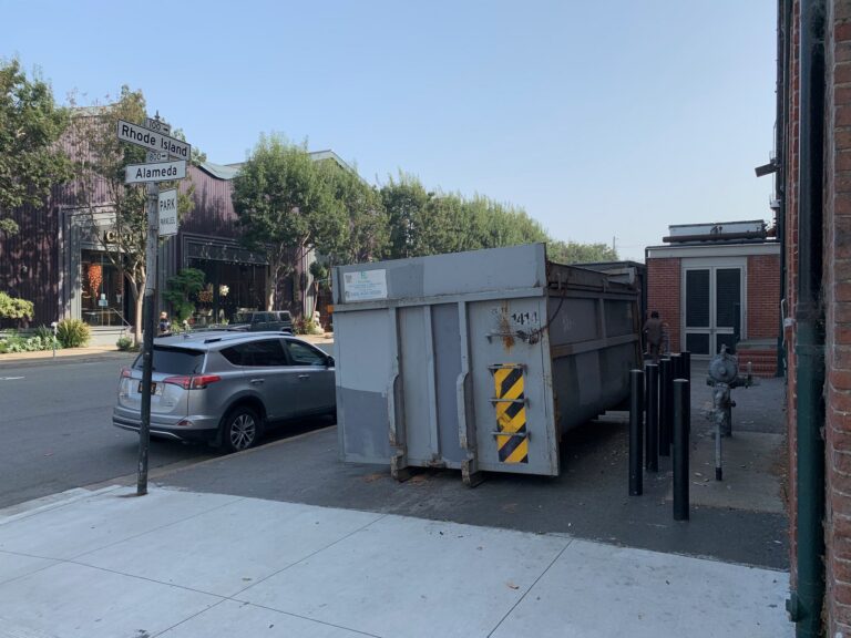 Scheduling a debris-box operation to its real capacity